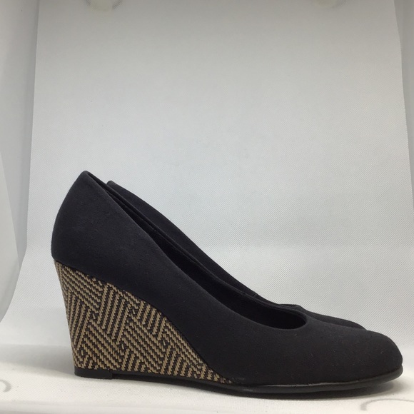 What’s What by Aerosoles Art Deco Wedge Pumps 7.5 - Picture 6 of 8